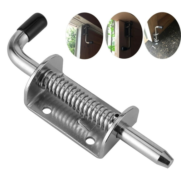 Rdeghly Heavy Duty Barrel Bolt,Marine Grade Stainless Steel Heavy Duty Barrel Bolt Spring Latches Accessory for Boat Yacht,Stainless Steel Barrel Bolt