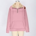 thumbnail image 3 of Quarter Zip Pullover Womens Fall Sweatshirt Fleece Collared Sweatshirts Tops Jacket Casual Long Sleeve Shirt with Pocket Fall Outfits Trendy 2025, 3 of 7