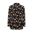 thumbnail image 4 of Uorisanigo Christmas Cane Men's Suit Jacket Size XL Long Sleeve Breathable One Button Men's Casual Blazers Sport Coats Regular Fit Soft Daily Blazer Notch Stylish, 4 of 6