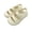 White, variant on BRGZLK Kids Boys Girls Beach Sandals Solid Color Closed Toe Anti Slip Outdoor Waterproof Fisherman Slides Stylish Cut-Out Soft Sole Sandal Green 4-4.5 Years