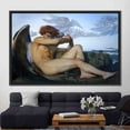 thumbnail image 2 of Classic Poster, Reproduction Printed Canvas, Famous Printed, Fallen Angel Printed Canvas, Alexandre Cabanel Wall Decor, Fallen Man Poster, Canvas Wall Decor - Gallery Wrapped, 2 of 9