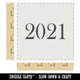 thumbnail image 2 of 2021 Old Timey Font DIY Cookie Wall Craft Stencil - 4.5 Inch, 2 of 5