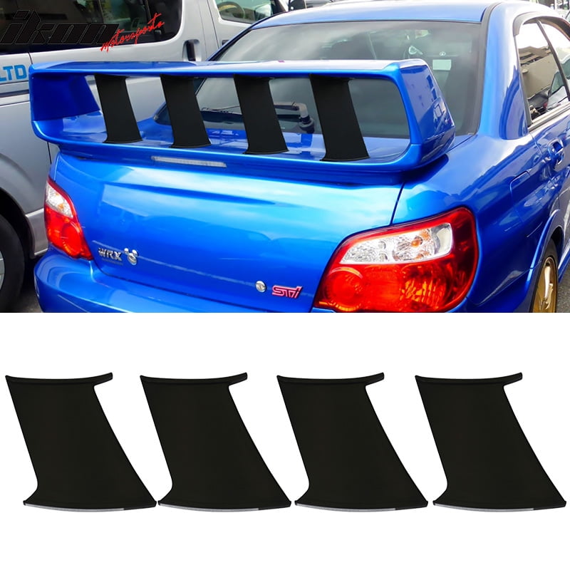 4PC Compatible with 0207 Subaru Impreza WRX STI ABS Trunk Spoiler Wing