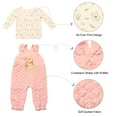 thumbnail image 5 of Disney Clothes Baby Girls 2-Piece Overall Set – Long Sleeve Top with Suspender Romper Minnie, Pooh, Bambi & Marie (Newborn–Infant), 5 of 8