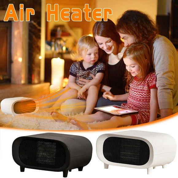 Calefactor de Escritorio de Oficina | Calentador de cerámica eléctrico portátil | Material ABS | Pies antideslizantes | Ventilador de aire caliente de mesa personal silencioso | 220V | Compacto