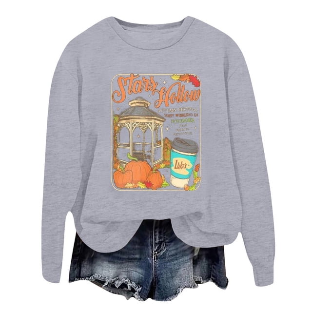 VBARHMQRT Chandail en Molleton Uni Femme chandail Tendance à Capuche Imprimé Lettre Col Rond pour Automne et Hiver