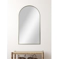 thumbnail image 2 of Hometrends Wall Mirror, 25.67x45.75" Brushed Gold, 2 of 5