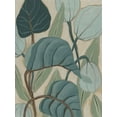 thumbnail image 2 of Vess, June Erica 25x32 Gold Ornate Wood Framed with Double Matting Museum Art Print Titled - Slate Palms II, 2 of 4