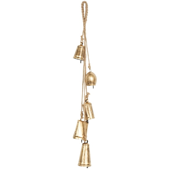 Adorno Colgante Deco 79 Racimo de Campanas Doradas 74 cm 0.5 kg