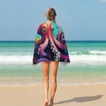 thumbnail image 4 of Colorful Octopus Oversized -Washed Lightweight Quick Dry Beach Towels - 32"x63", 4 of 7