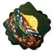 thumbnail image 2 of Carolines Treasures MW1049FC Crab Pick Me Foam Coaster Set of 4 3 1/2 x 3 1/2 multicolor, 2 of 3