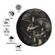 thumbnail image 4 of Balery Monochrome Mushroom Artwork Cubiertas para Neumáticos - Protector Resistente para Neumáticos de Camioneta, SUV, Remolque, Camper y RV-15 inch, 4 of 6