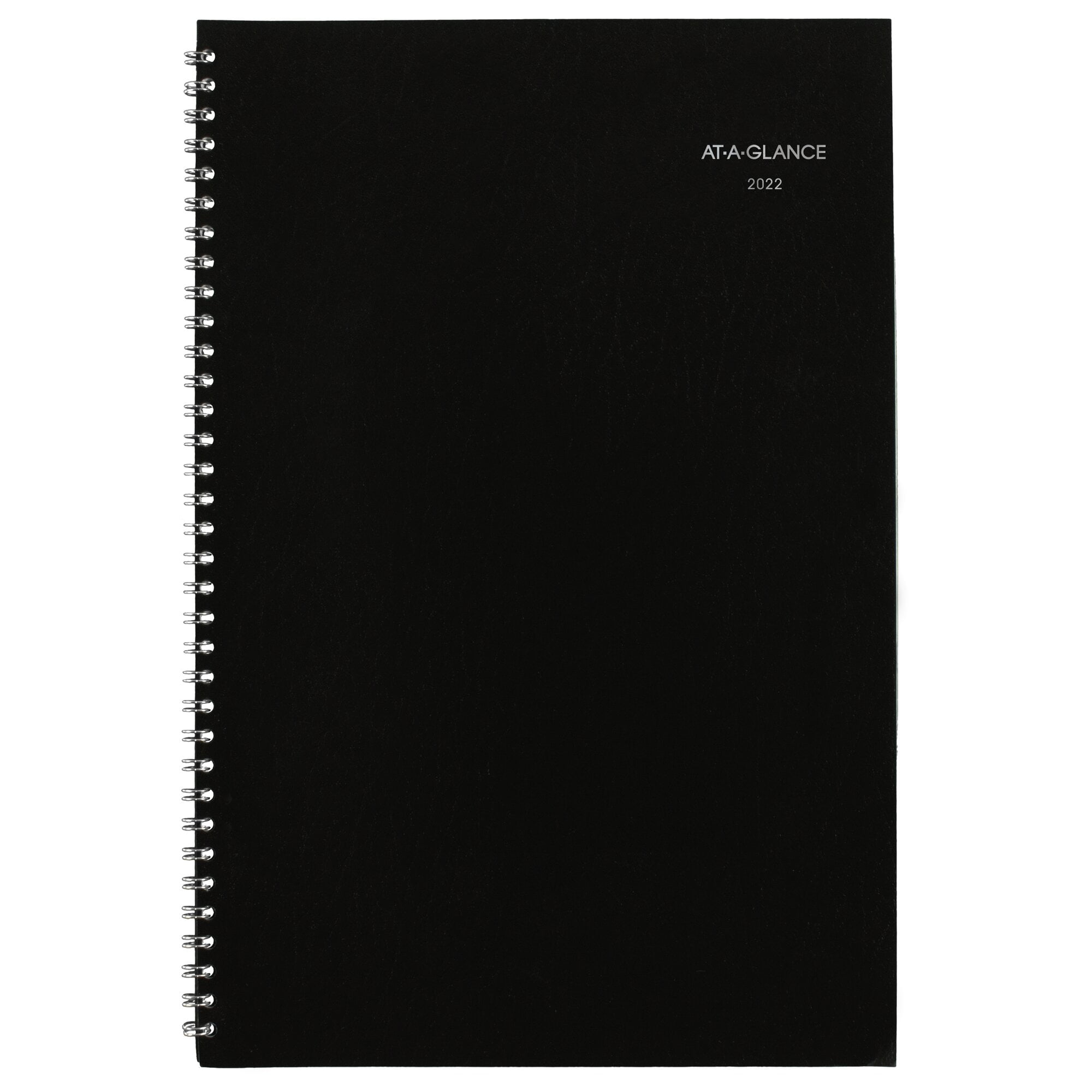 AT-A-GLANCE DayMinder Monthly Planner, 8' x 12', Black, December 2021 to January 2023 - SK20022