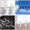 thumbnail image 5 of RV Pinza para ropa transparente, Mini pinzas para ropa transparentes, Mini clips para fotos de plástico, Mini clips para fotos transparentes, Clavija para fotos, Decoración para notas fotográficas, ropa, decoración del dormitorio del hogar, 100 unidades Sailing Electrónica, 5 of 5
