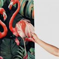 thumbnail image 3 of Orinice Tropical Pink Shower Curtains for Bathroom with 12 Hooks Waterproof Flamingo Bathroom Decor Fabric Hot Pink Shower Curtains  69x72, 3 of 7