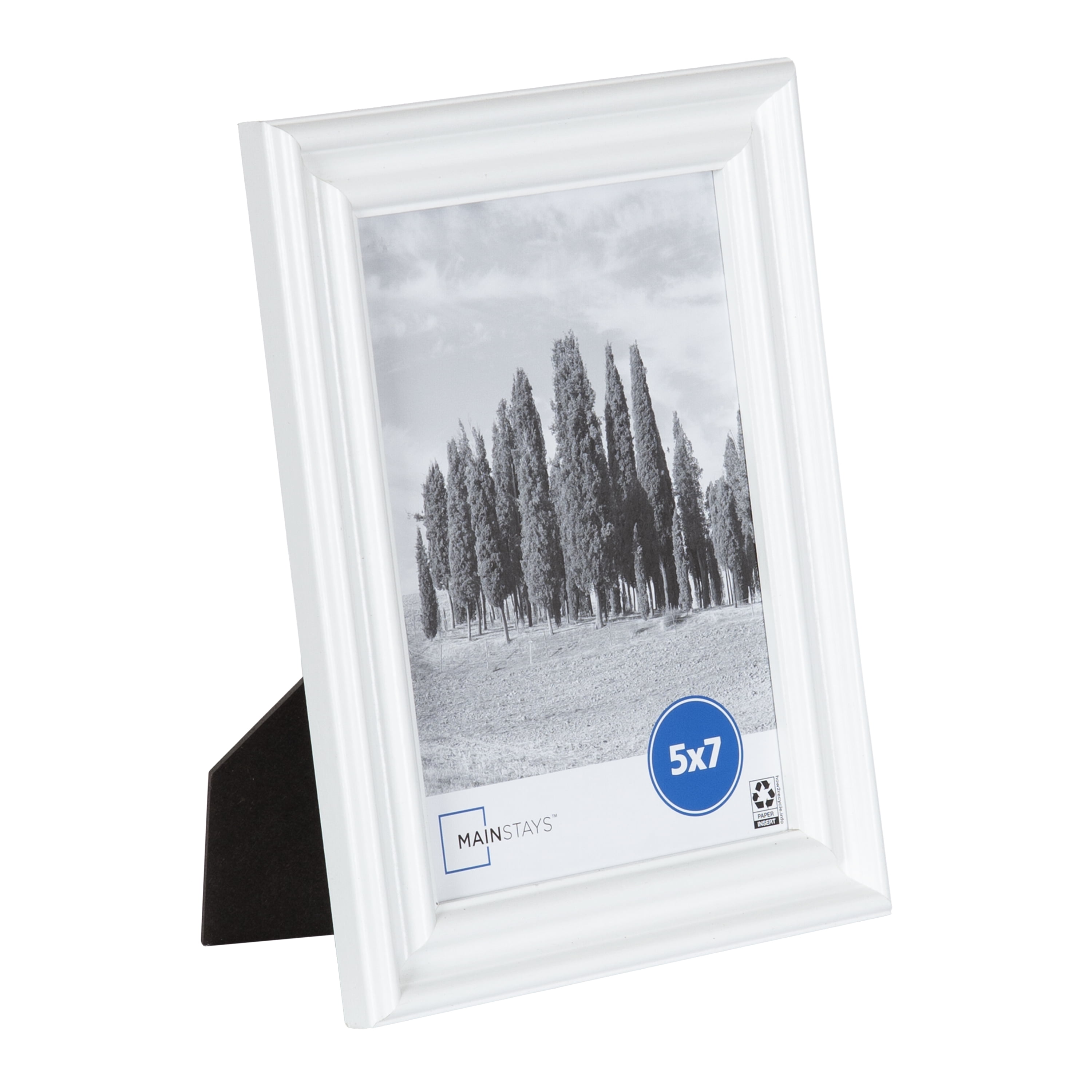 Mainstays 5x7 Traditional Gallery Wall Picture Frame, White, Set of 4