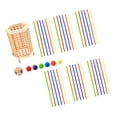thumbnail image 2 of Juguete de palo para tirar para niños, juguete de educación temprana, juego de mesa interactivo para niños Hexágono, 2 of 9