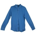 thumbnail image 1 of Drumohr Men's Blue Button Down Shirt Dress - M, 1 of 2