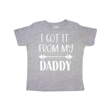 

Inktastic I Got It From My Daddy Gift Toddler Boy or Toddler Girl T-Shirt
