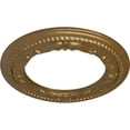 thumbnail image 3 of Ekena Millwork 12 1/4"OD x 7 1/2"ID x 7/8"P Roped Medway Ceiling Medallion (Fits Canopies up to 7 1/2"), Hand-Painted Pale Gold, 3 of 6