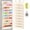 Beige, variant on 10-Tier Over the Door Shoe Organizer with 18 Travel Shoe Bags & 1 Washing Shoe Bag, Clear Pocket Hanging Shoe Rack