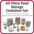 thumbnail image 2 of Juego de recipientes para alimentos GoodCook EveryWare, 60 unidades, sin BPA, 2 of 7
