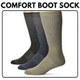 thumbnail image 4 of Carolina Ultimate Mens Socks, Lightweight Cushion Boot Crew Socks, 3 Pairs, 4 of 5