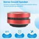 thumbnail image 4 of Altavoz Portátil Compatible de Conducción Ósea con Sonido Estéreo Altavoz Bluetooth (Rojo), 4 of 8