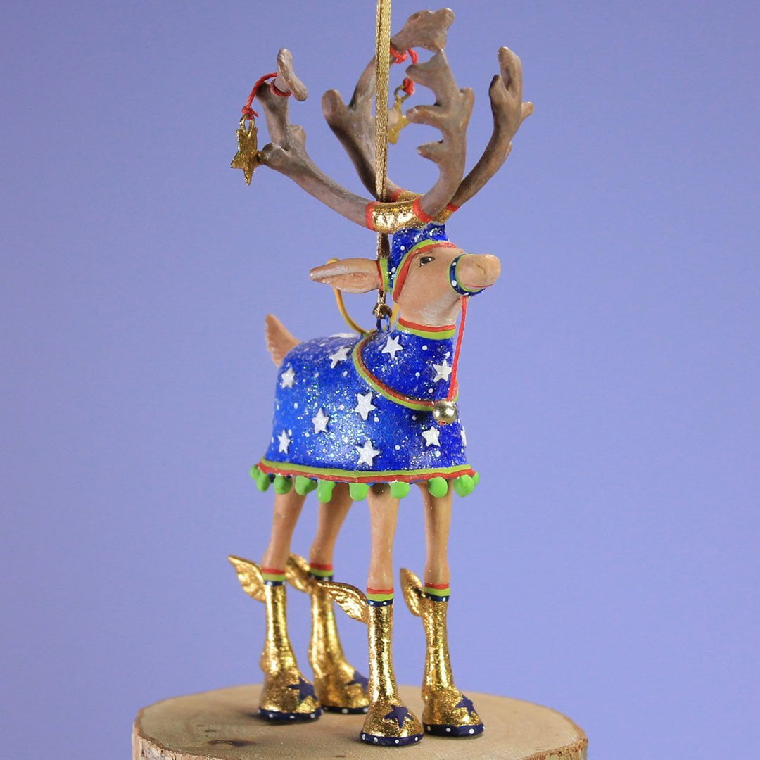 Patience Brewster Mini Dashaway Comet Reindeer Christmas Ornament The Mini Dash Away Reindeer Include The 8 Legendary Figures From The Collection By By Patience Brewster Krinkles Walmart Com Walmart Com