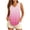 Pink, variant on Avirosel Women's Plus Size Tank Tops V Neck Casual Lightweight Sleeveless Loose Fit Tunic Blouse for Summer Blue