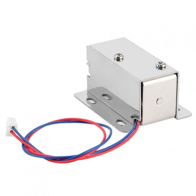 Cerradura de gabinete, cerradura de control eléctrico electromagnético en miniatura de 12 V CC, cerradura magnética de rendimiento confiable