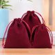 thumbnail image 1 of Bolsa de terciopelo para embalaje de joyería, bolsas con cordón para almacenamiento de regalos, dulces de boda y Navidad, 11 colores, 10 o 50 unidades, 1 of 4