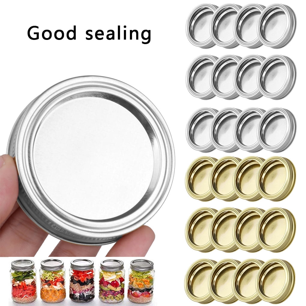 Seal Cover for Jar Metal Replacement Cover Storage Jar Caps Silicone