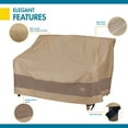 thumbnail image 2 of DUCKCOVERS® Elegant Waterproof Outdoor Loveseat Cover, 2 of 14