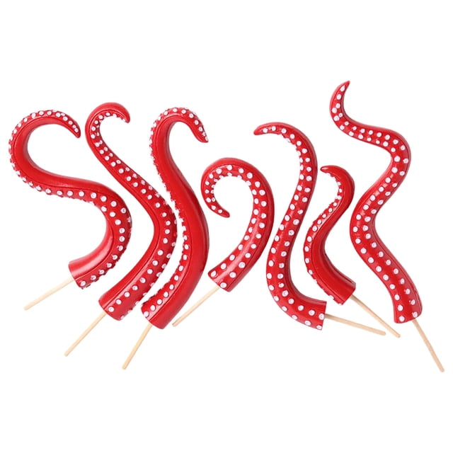 SXcggal Stakes Set Of 7 Sea Resin Luminescent Decorative Stakes Stakes For Planter Pots Practical Basic Rattan Clip For Garden