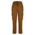 thumbnail image 5 of Cargo Pants For Men Straight Leg Lightweight Workout Joggers Pants Athletic Sweatpants With Pockets Loose Fit Trousers, 5 of 7
