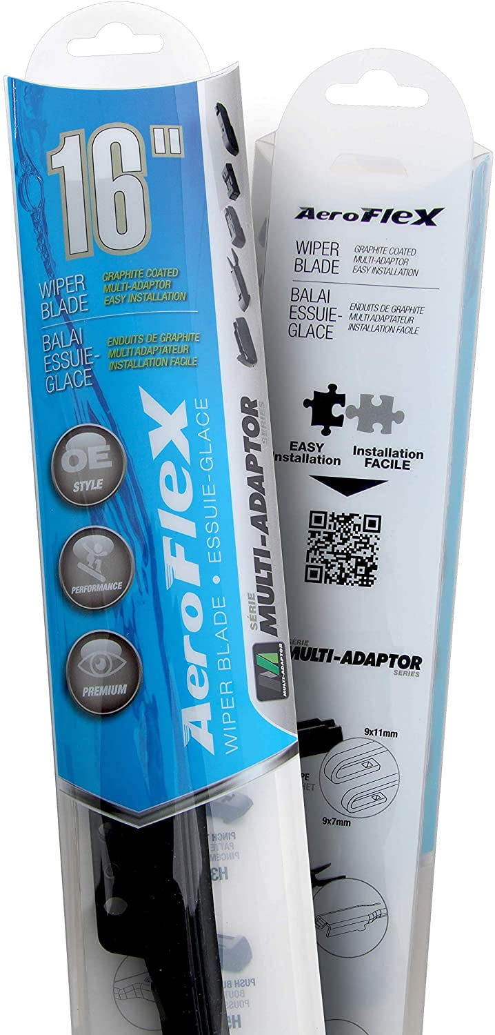 Wiper Blades All-Weather Windshield Wipers Multi-Fit AeroFlex Wiper (Pack Of 1) (19")