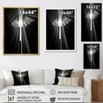 thumbnail image 4 of Designart "Minimalist Scenery Featuring Skyscrapers In Photography IV" Skyscrapers Wall Art Living Room, 4 of 7