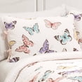 thumbnail image 4 of Flutter Butterfly Quilt Pink 2Pc Set Twin, 4 of 5