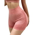 thumbnail image 4 of Xuanfei Women High Waisted Butt Lift Tummy Control Workout Shorts, 4 of 6