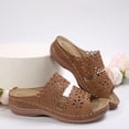thumbnail image 2 of CaiJunJia Womens Sandals, Platform Sandals Women Comfortable Wide Width Summer Vacation Beach Sandals Slides for Women, 2 of 8