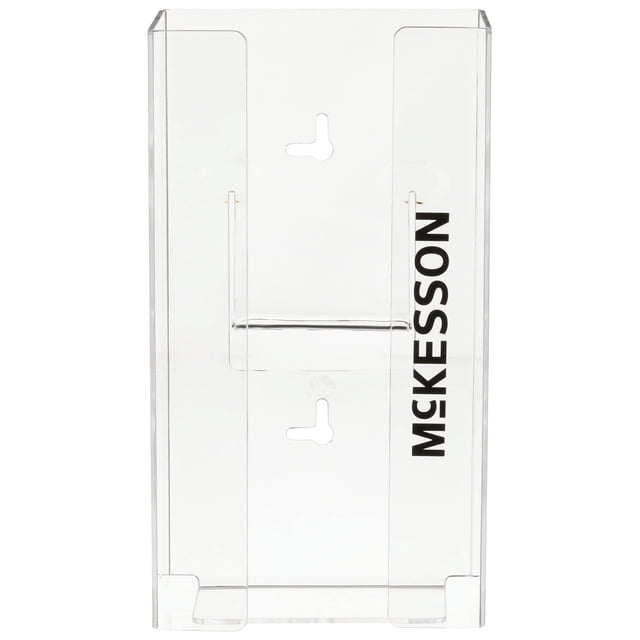 Soporte para guantera McKesson, plástico transparente, 25 x 14 x 10 cm
