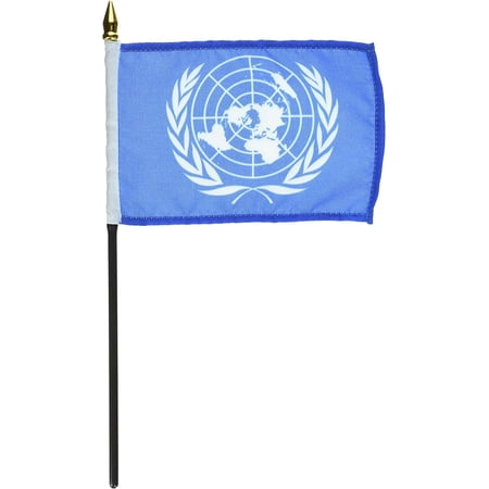 Us Flag Store United Nations Flag, 4 by 6-Inch