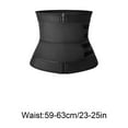 thumbnail image 2 of SHEIGUANNI Short Torso Waist Trainers Cincher for Women Corset Underbust Latex Sport Girdle Hourglass Body Shaper, 2 of 6