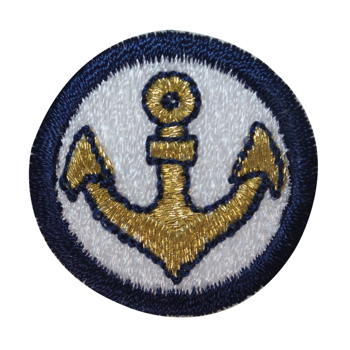 ID 2626 Anchor Emblem Patch Nautical Boat Ship Badge Embroidered IronOn