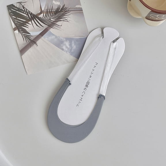 Foqnuq Toe Topper High Heel Socks for Women, Summer No Show Socks, Thin Breathable Non-Slip Liner Socks, Open Toe Foot Cover for Sandals and Heels