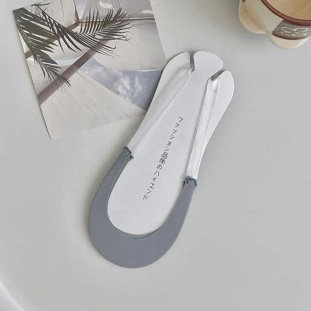 Fiudx Calcetines con Puntera, Tejido Fino Transpirable, Antideslizantes, Transparentes, Perfectos para Tacones Altos y Zapatos de Vestir, Cómodos y Frescos, Talla Única, 1 Par.