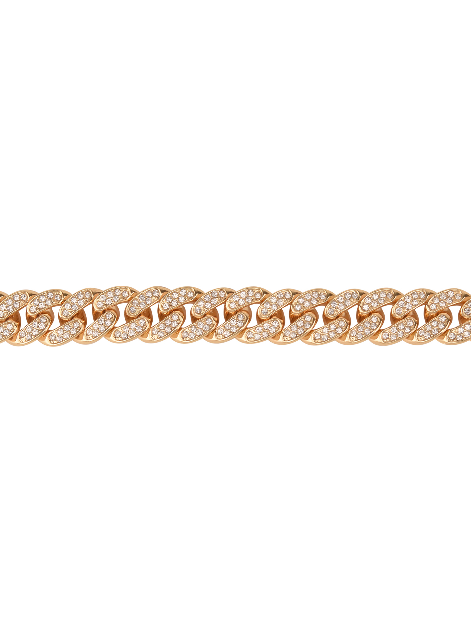 Believe by Brilliance Men's Adult Male 14KFG Curb Chain Bracelet