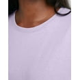 thumbnail image 4 of Hanes Essentials Women's T-Shirt Dress, Cotton Lavender, 4 of 5