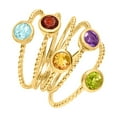 thumbnail image 5 of Ross-Simons 1.60 ct. t.w. Multi-Gemstone Jewelry Set: 5 Rings in 18kt Gold Over Sterling, Women's, Adult, 5 of 8